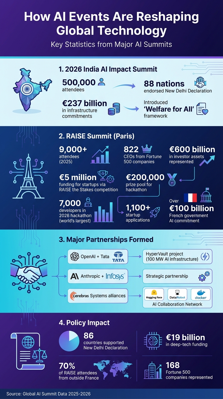 AI Summit Impact: Key Statistics and Outcomes from Major Global Events