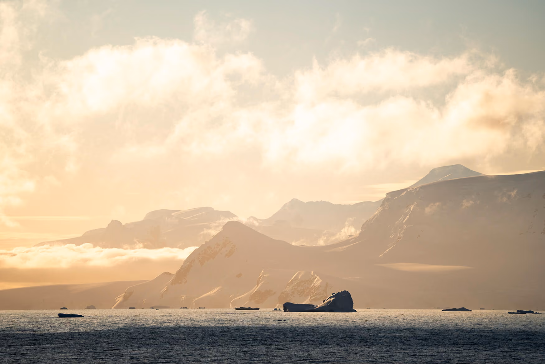 Sunrise in Antarctica