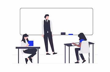 UX designer receiving career mentorship guidance, illustrating 3 key benefits of UX design mentorship for professional growth
