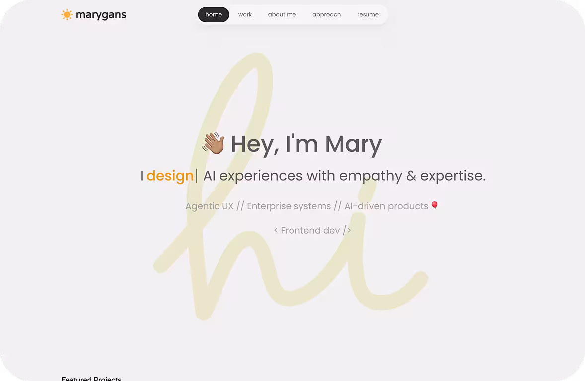 Mary Gansallo Website