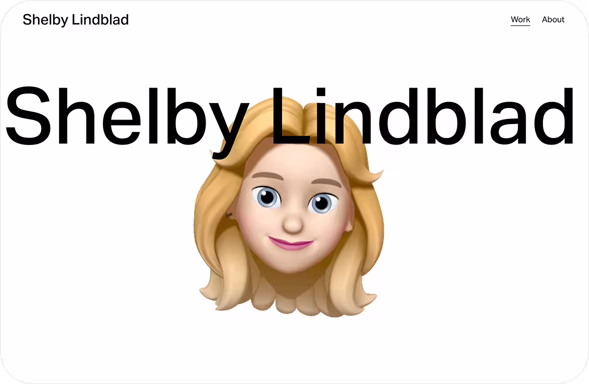 Shelby Lindblad Website