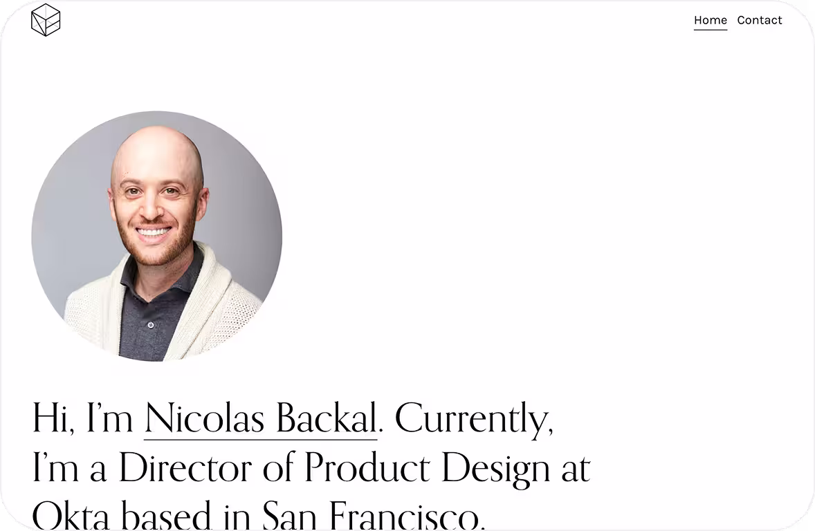 Nicolas Backal Website