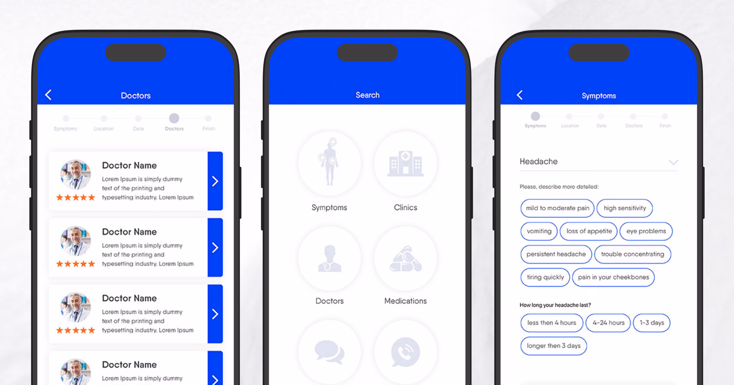 Olha Bahaieva UX case study — Simplex healthcare app design simplifying patient access and booking