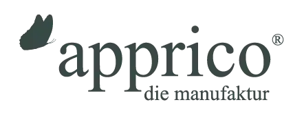 Logo des Partners Apprico – Die Manufaktur, mit dem Heidi Etsberger von Raum Harmonie als Interior Designerin und Feng Shui Beraterin zusammenarbeitet