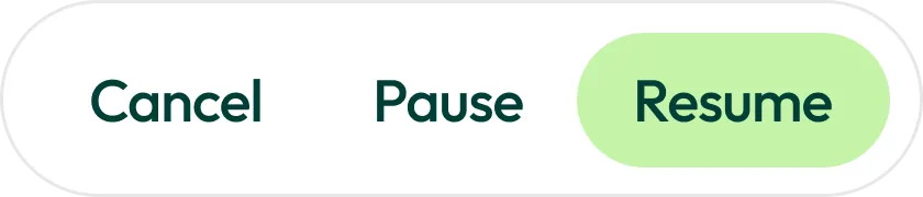 You can pause or cancel your subscription whenever you would like