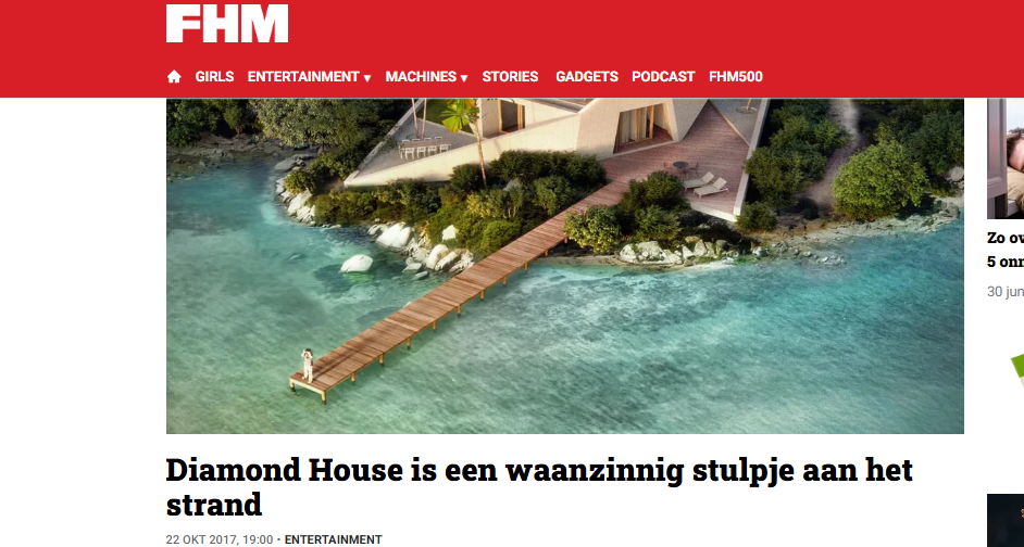 Diamond House: Een Waanzinnig Stulpje Aan Het Strand