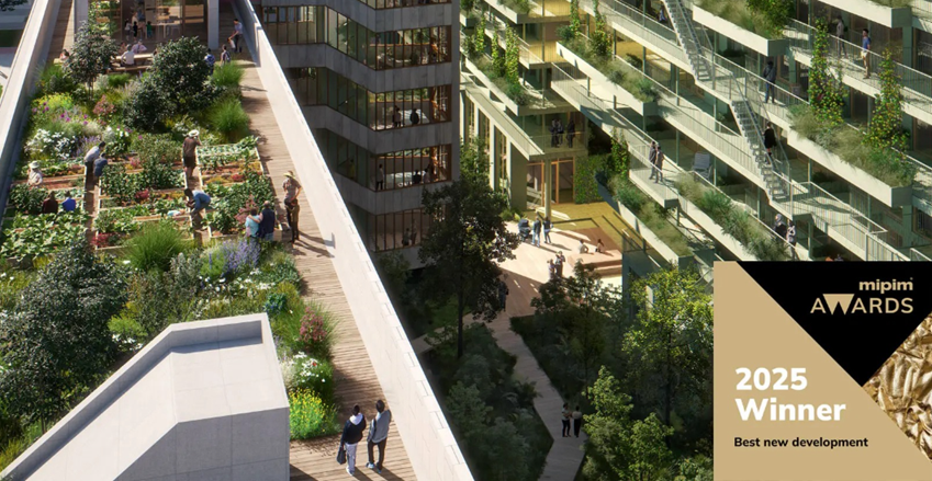 Wij feliciteren John Bosch van OZ Architecten met het winnen van de prijs "Best New Development of the World"