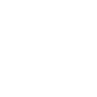White text SAAR on a solid black background.