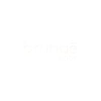 brunaé BODY brand name text on black background.