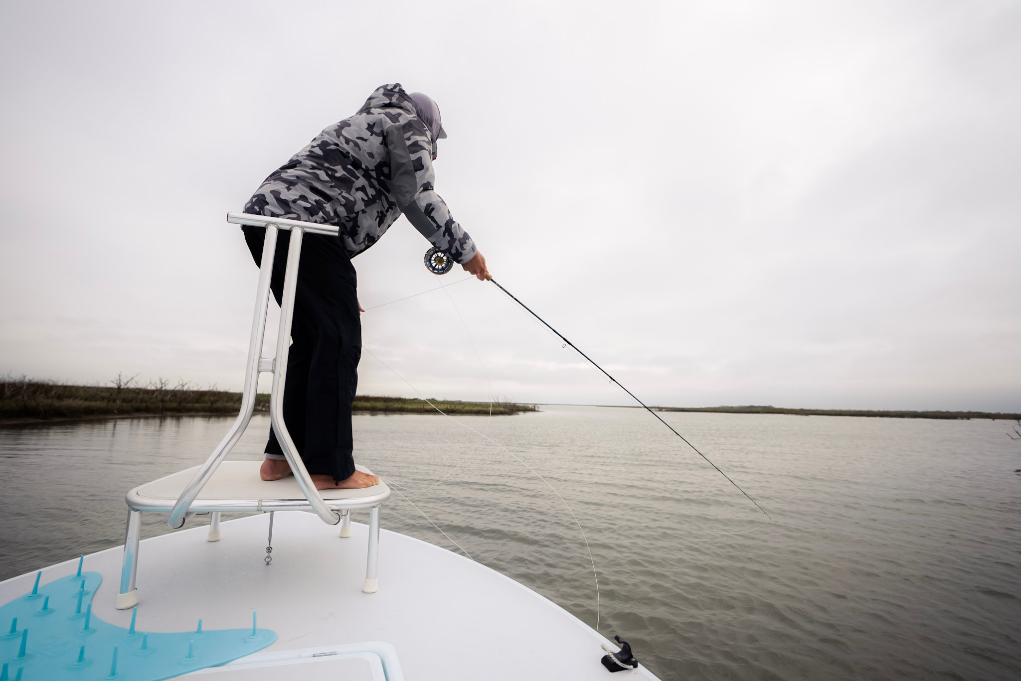Top Gear for Saltwater Fly Fishing in Coastal Texas — water features on rural land — BirdDog