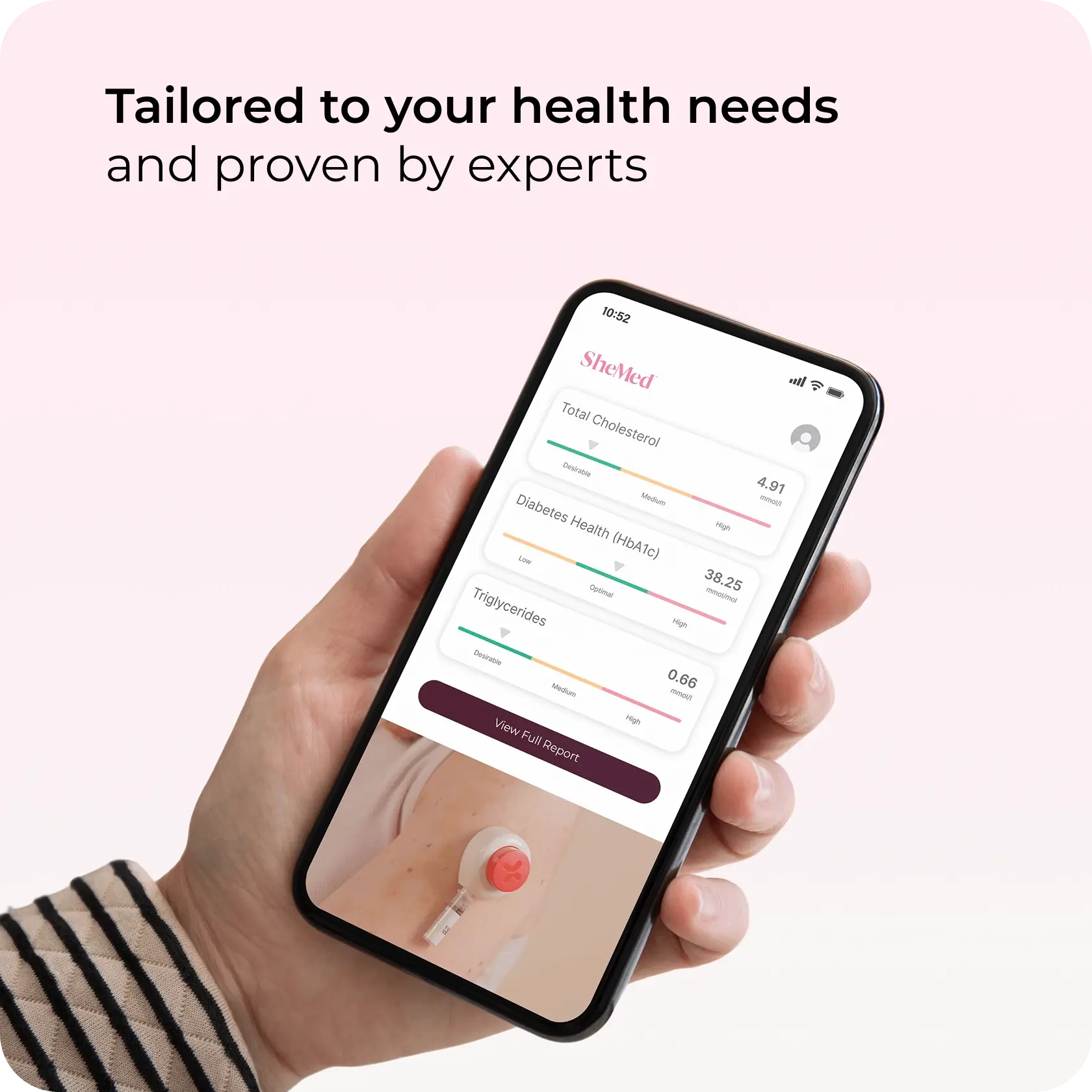 Tailored to your health needs and proven by experts