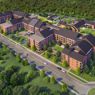 Front Aerial View
