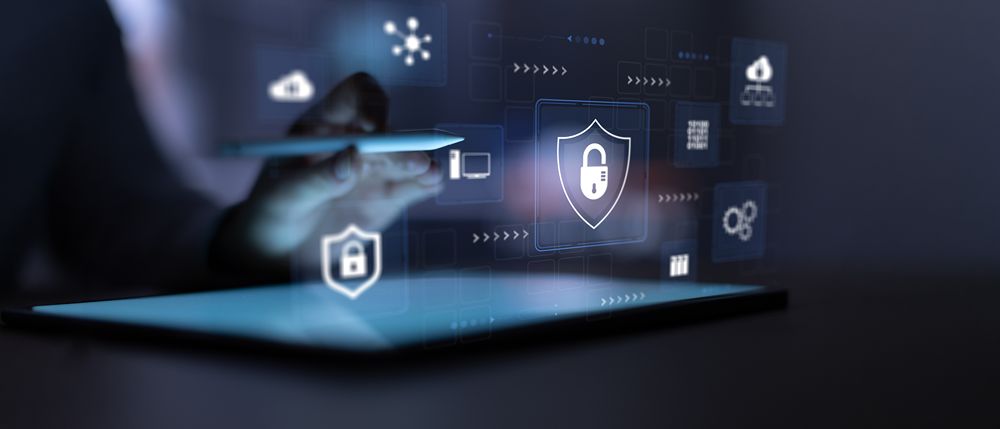 vCISO reviewing a cyber risk assessment dashboard
