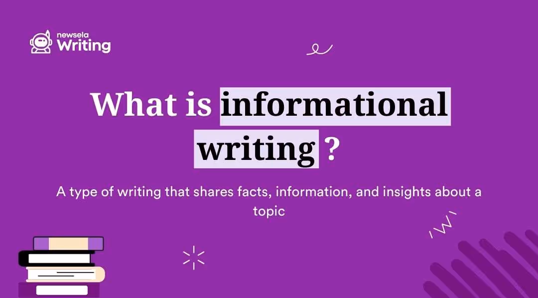 What is informational writing? A type of writing that shares facts, information, and insights about a topic
