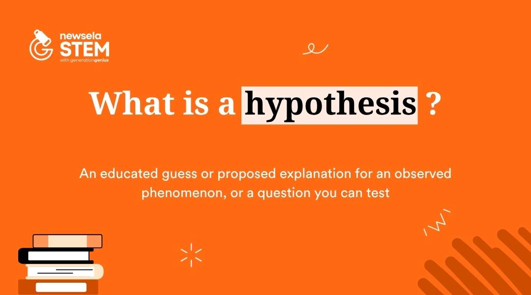 "Definition of a hypothesis: an educated guess or proposed explanation for a phenomenon, or a question you can test. A foundational concept for teaching the scientific method."