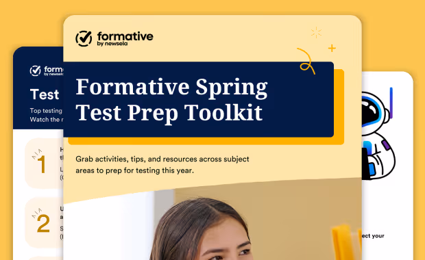Formative test prep toolkit resource