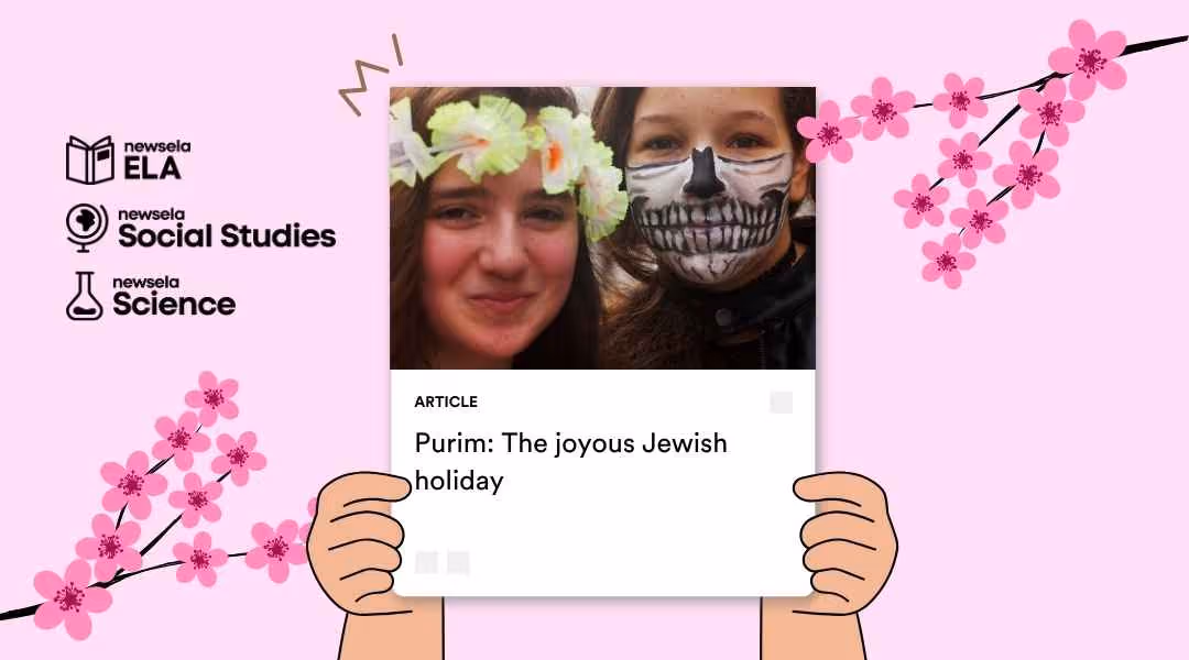 Purim Jewish holiday celebration