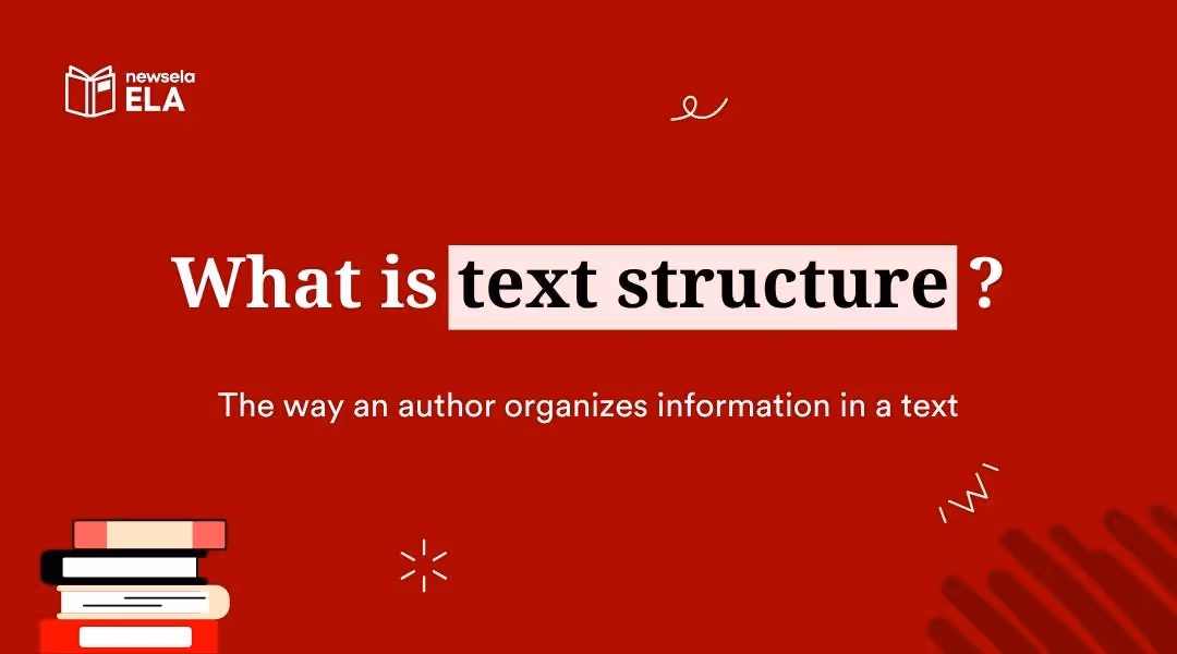 Definition of text structure: The way an author organizes information in a text.