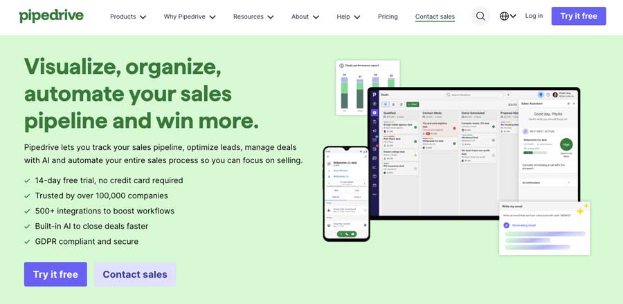 Pipedrive - CRM for SaaS Companies