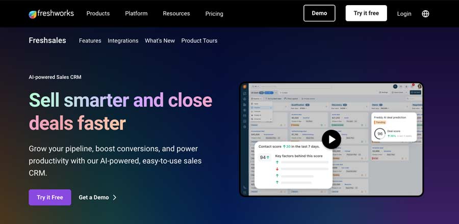 Freshsales CRM from Freshworks