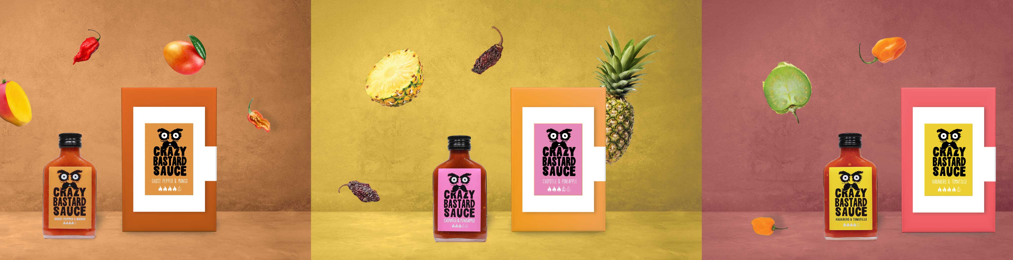 crazy bastard hot sauce logo