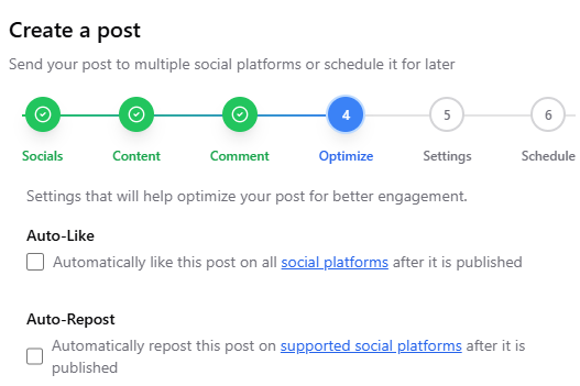 automated commenting on social posts