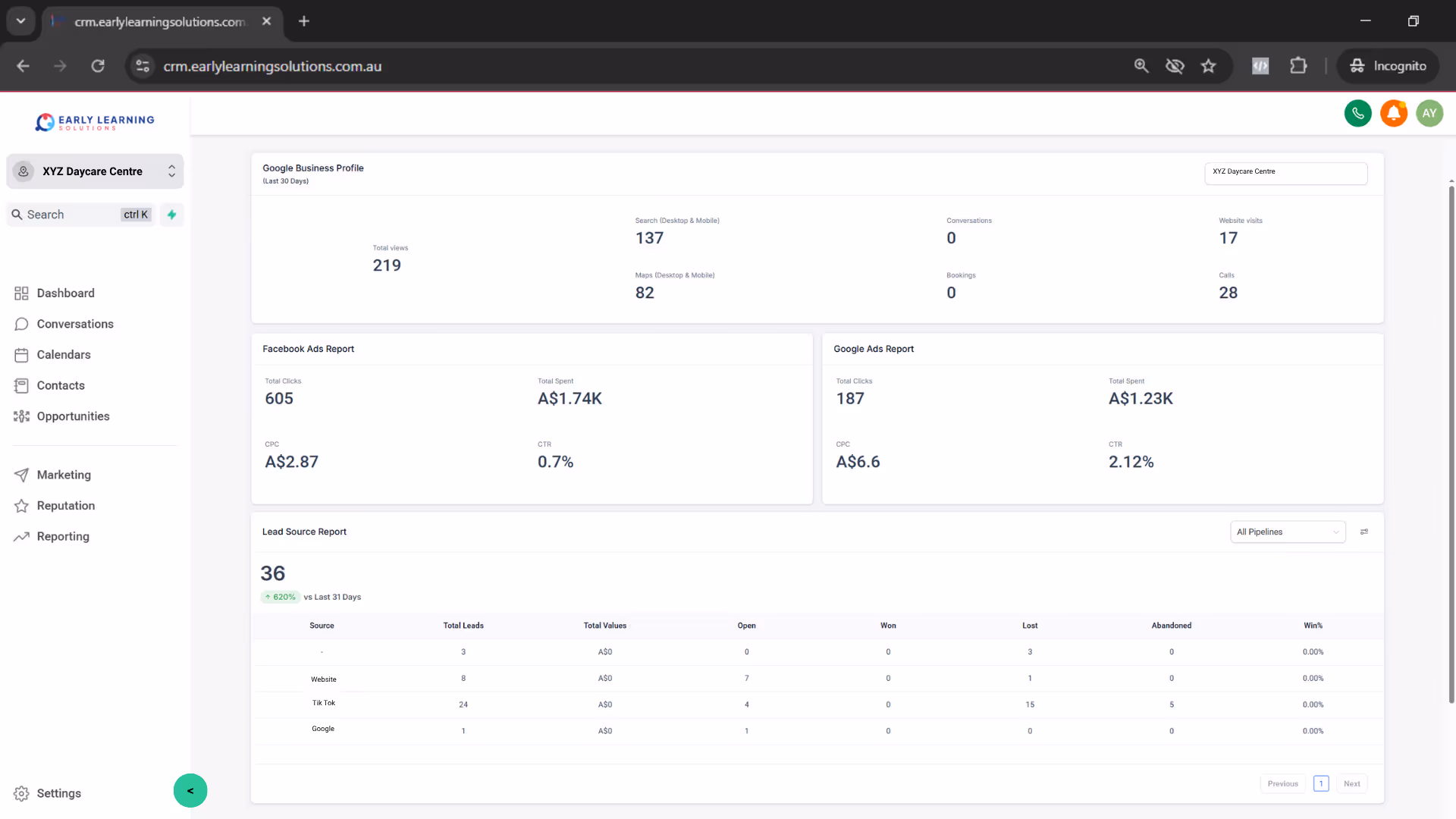 Advertising and channel tracking