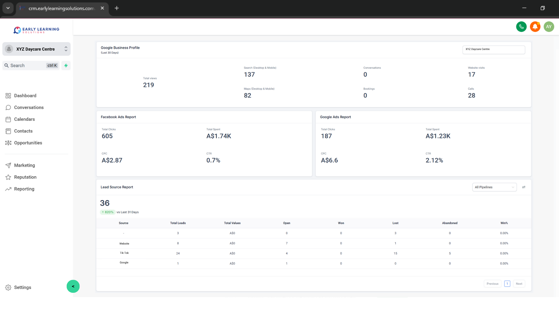 Advertising and channel tracking