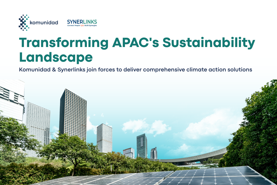 Komunidad has signed a strategic partnership agreement with Synerlinks Consulting Pte. Ltd., a Singapore-based firm specializing in business development and market access across Asia-Pacific