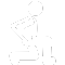 a graphic showing a person doing a lunge in an icon format