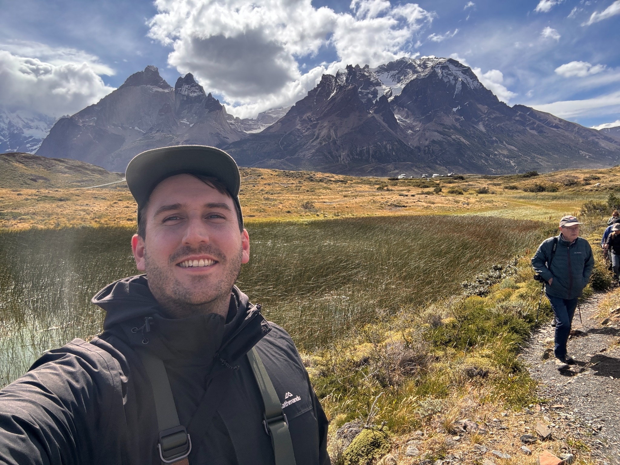 Ayrton on the trail, Torres del Paine, Patagonia 2025