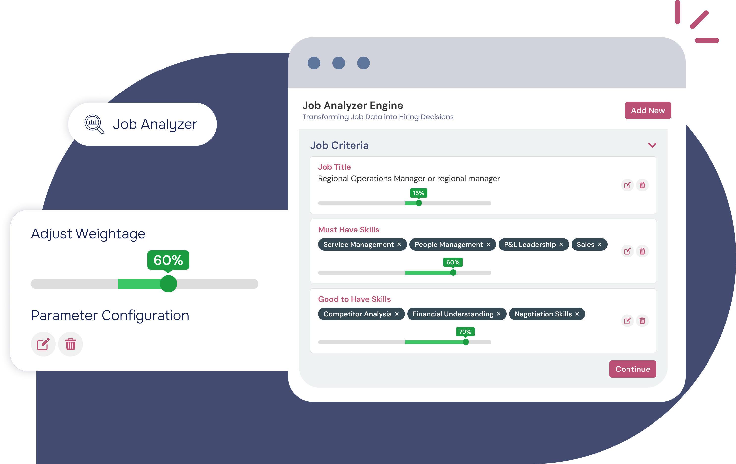 Data visualization showing 10% improvement in workplace Diversity Index through AI-powered recruitment