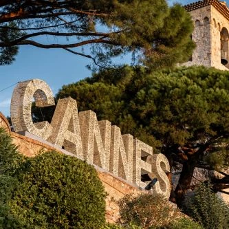 City of Cannes seen from the Poussin Hotel.