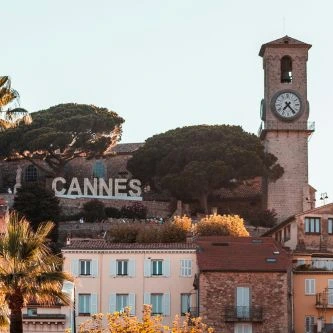 City of Cannes around LePoussin Hotel.