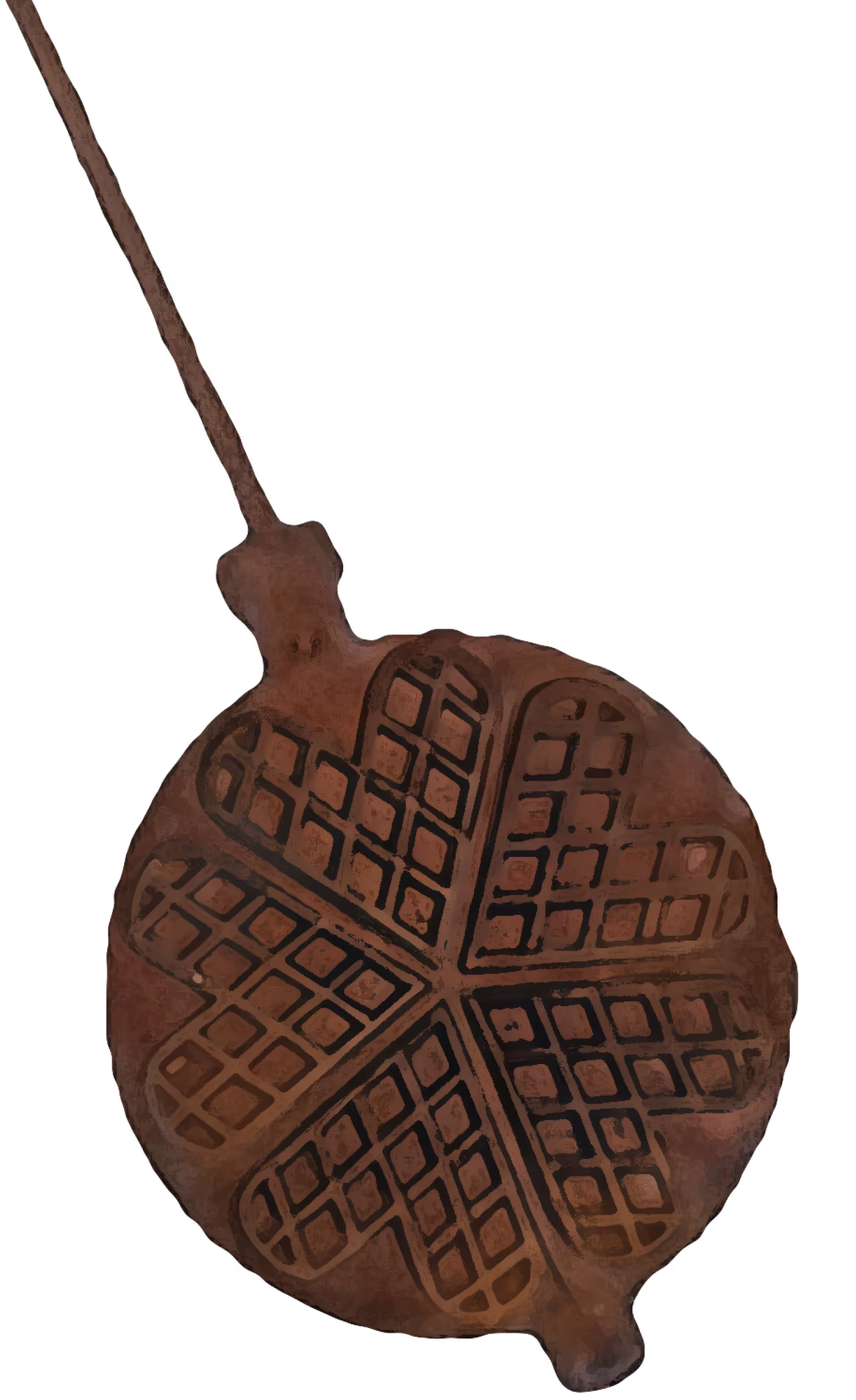 Oud wafelijzer