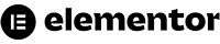 Elementor logo in black