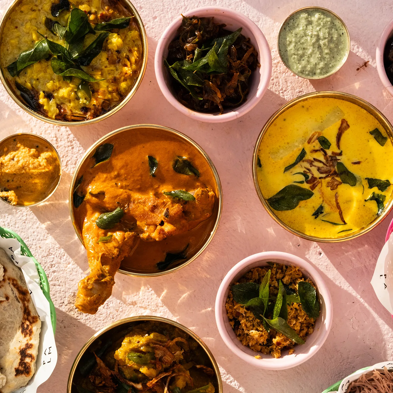 Sri Lankan curries for the table