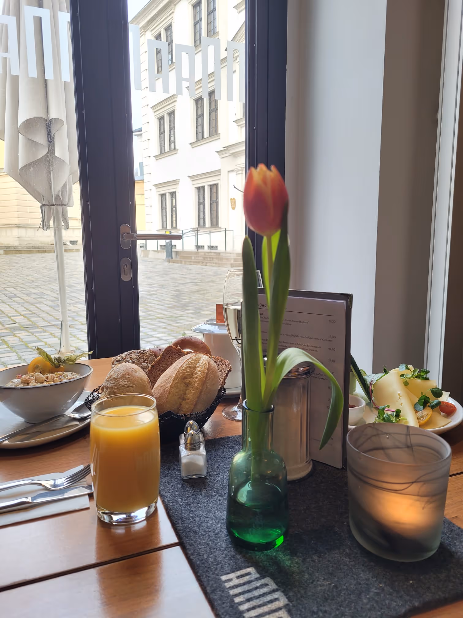 Blick in den Annahof in Augsburg