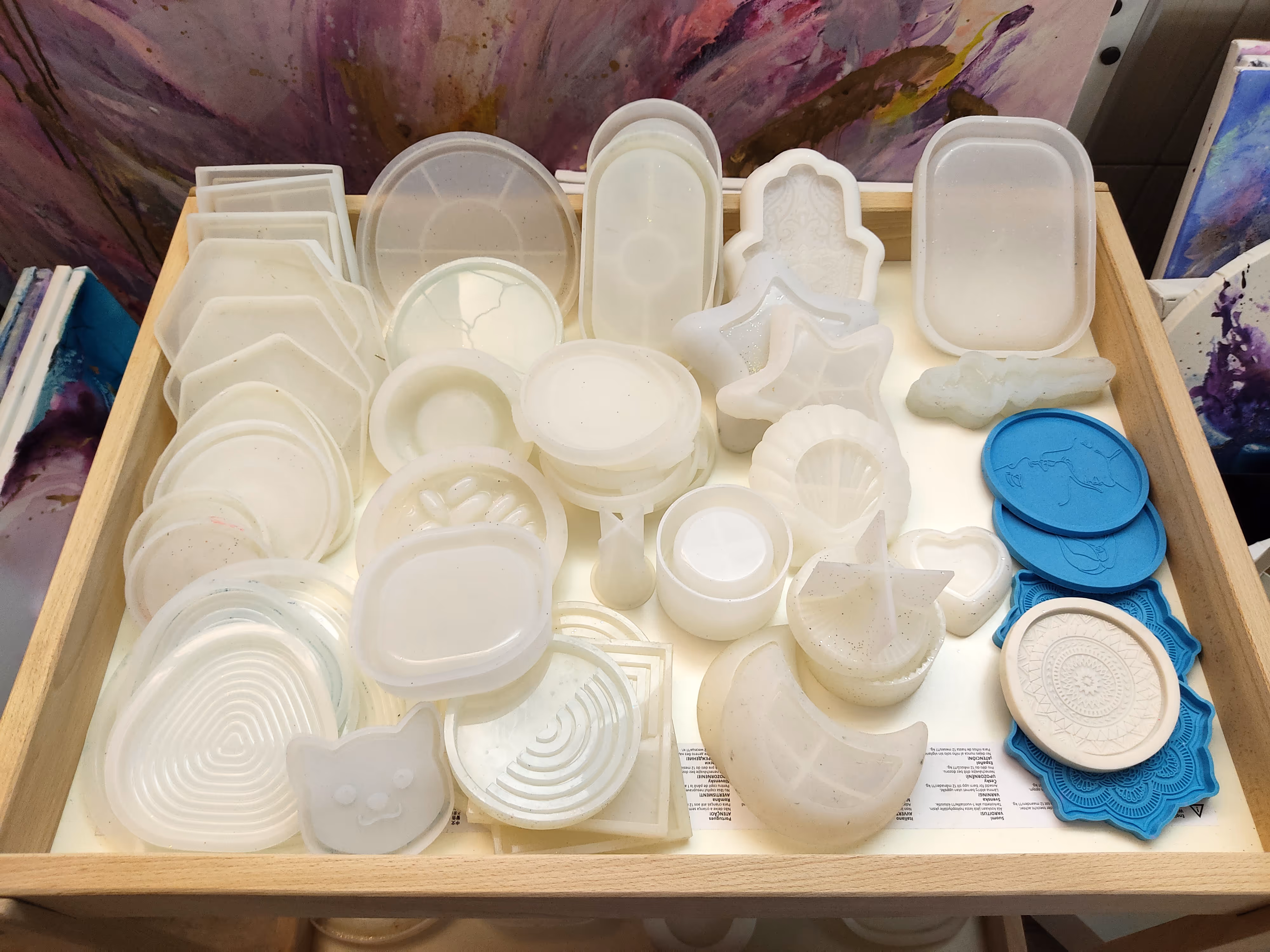 Mit verschiedenen Materialien und Formen arbeiten