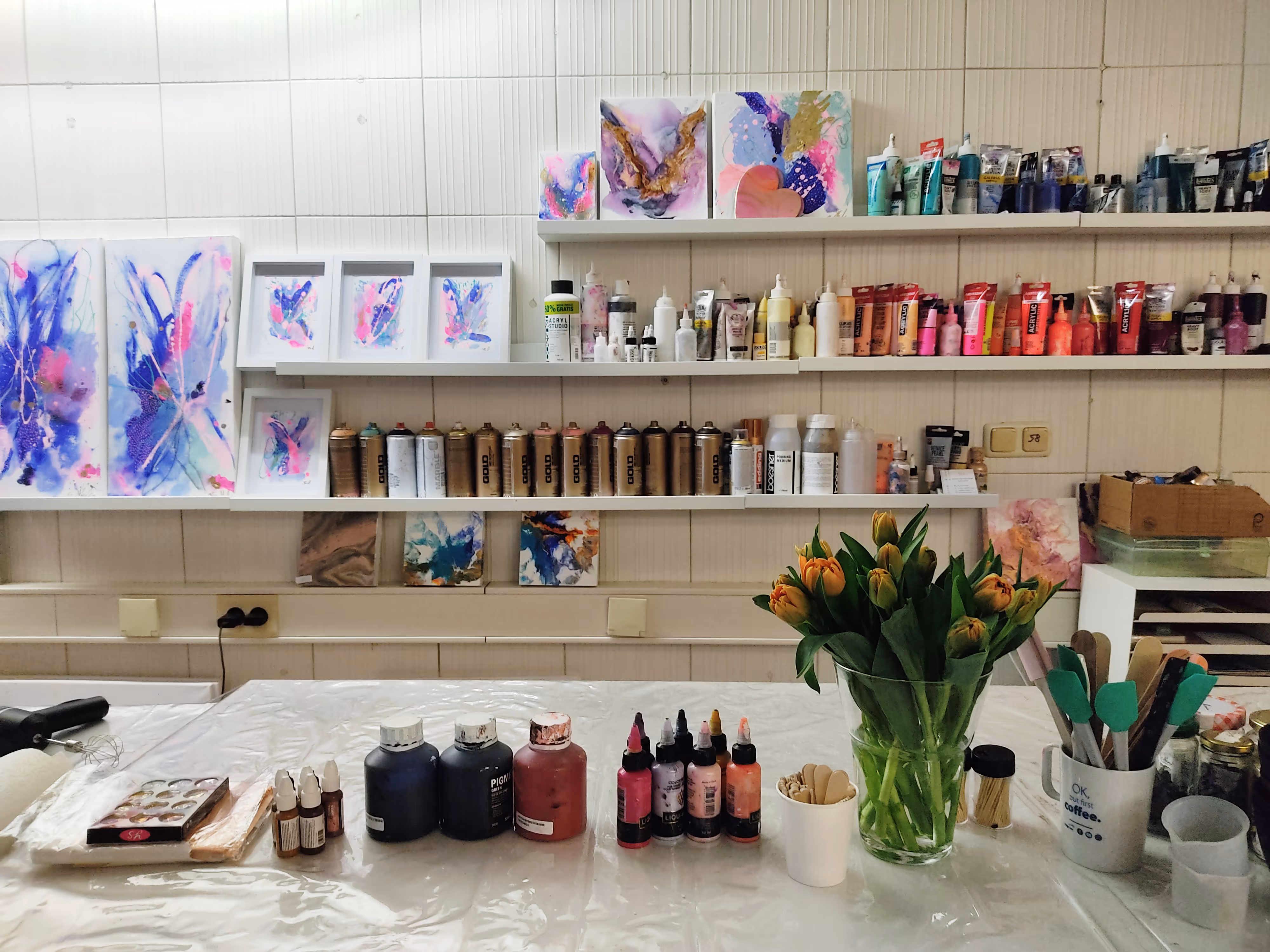 Bettina Abele Art & Design - Kreativ Workshops im eigenen Atelier