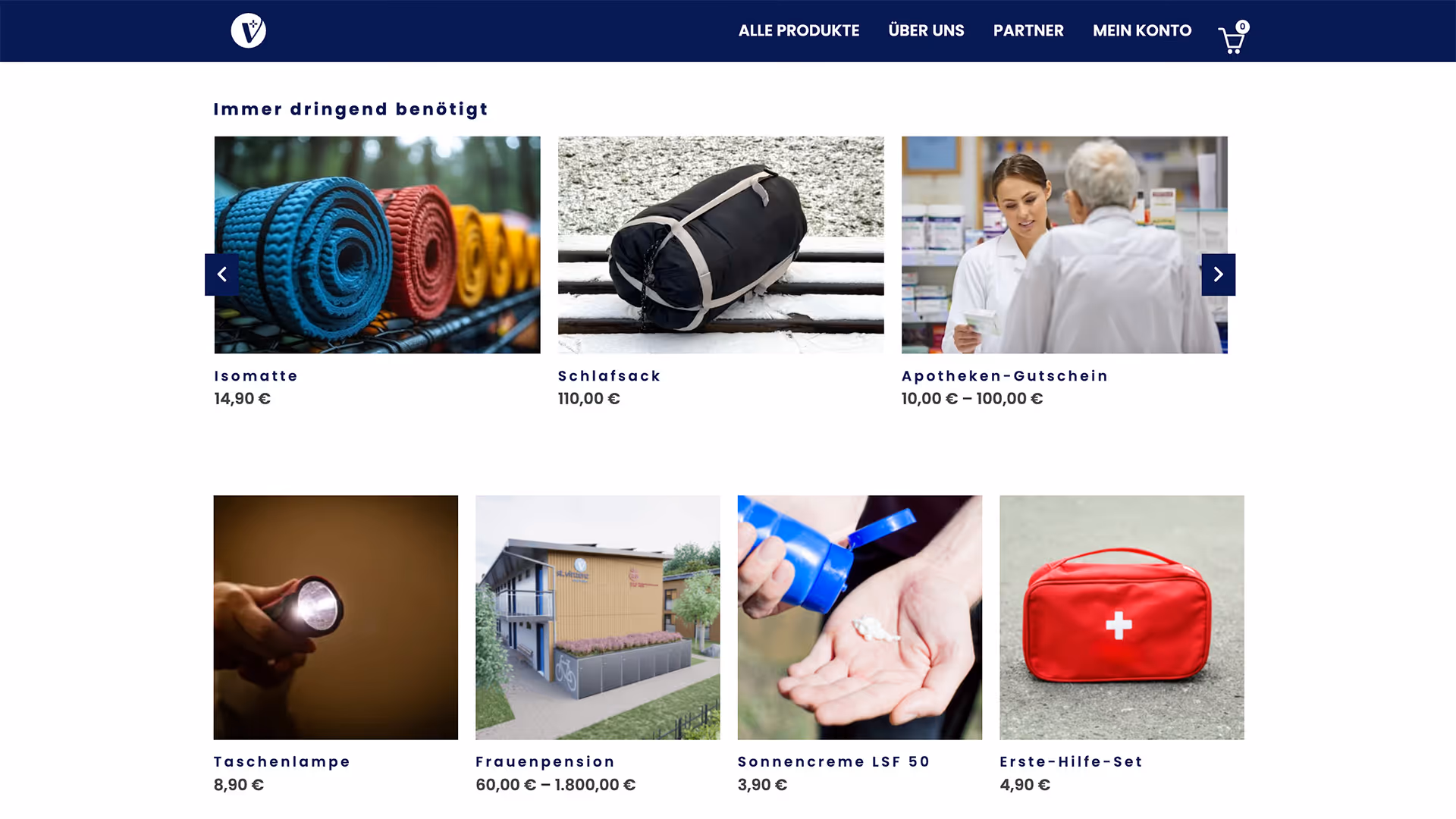 Im Vinzenzstore findest du eine große Auswahl an unterschiedlichsten Produkten