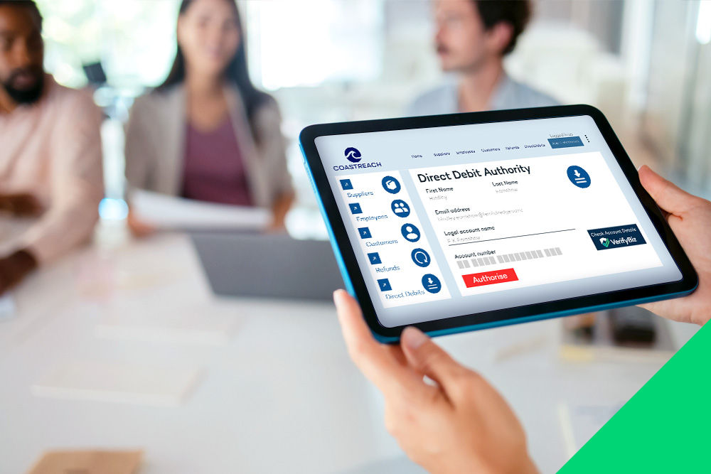 Businesses are now trialling bank account verification outside banking apps
