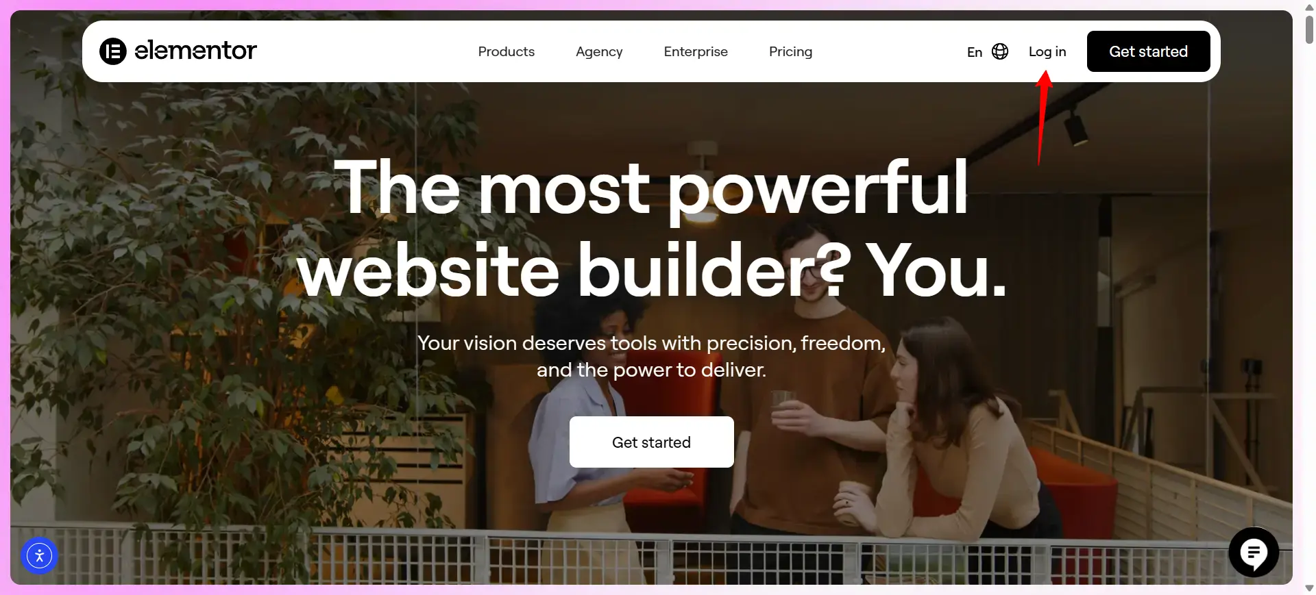 Bilde av forsiden til Wordpress pluginen Elementor Pro