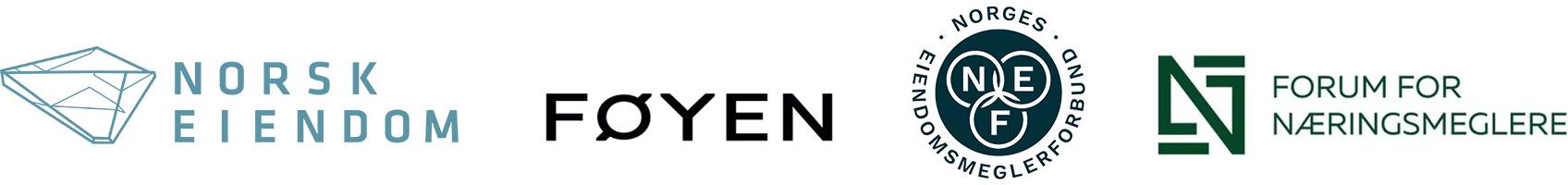 norsk eiendom føyen NEF og FFNs sine logoer