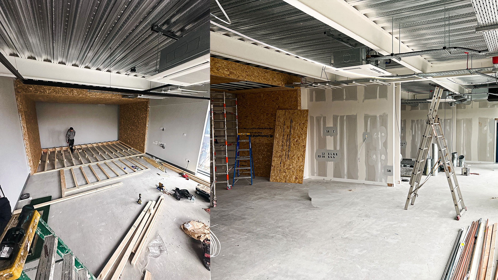 Large Premium Indoor Golf Swing Studio Bays