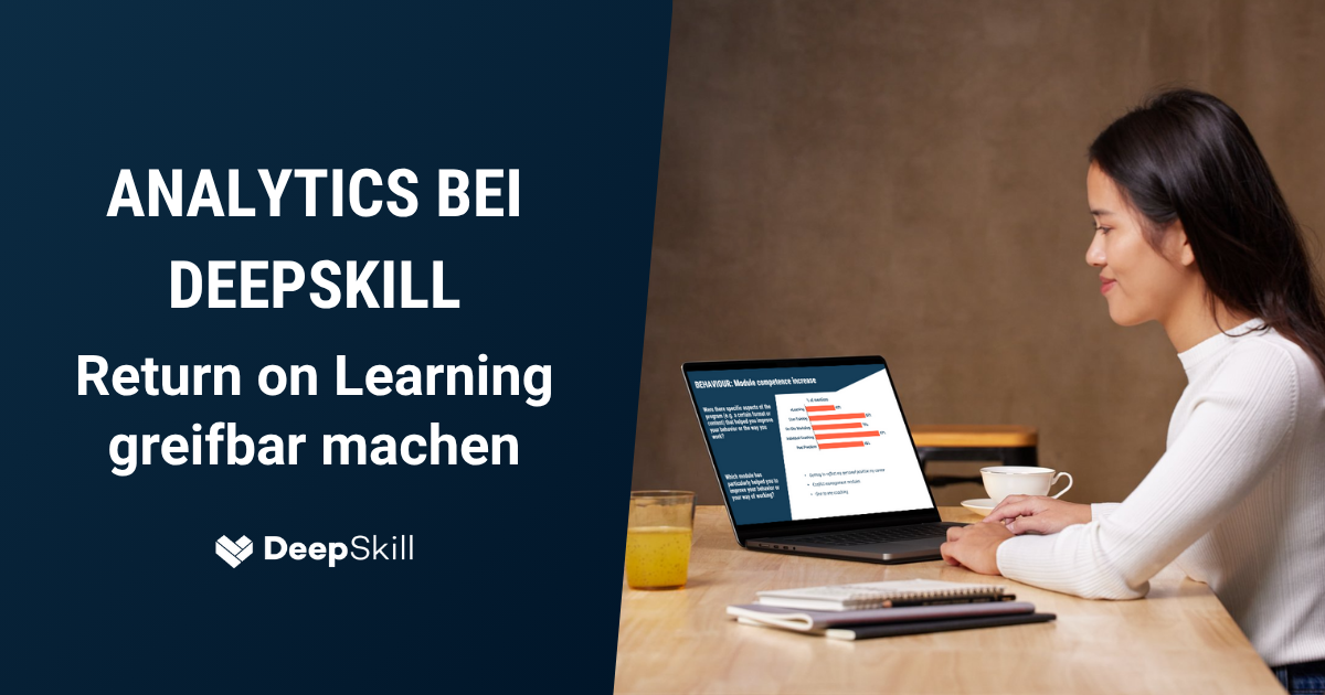 DeepSkill Visual: Analytics-Feature zur Messung des Return on Learning – smarte Lösungen für datenbasiertes Lernen und Führungskräfteentwicklung.