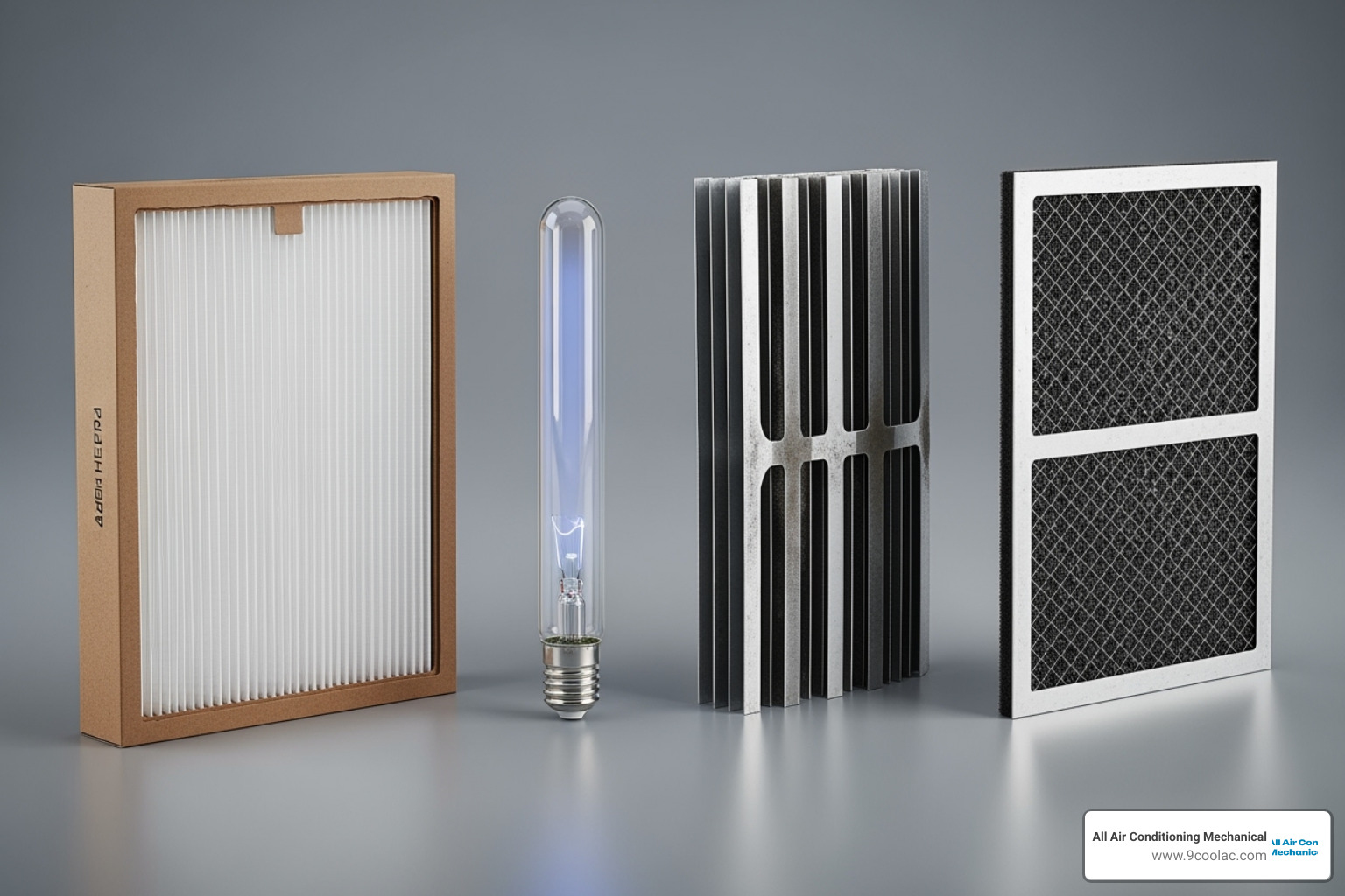 comparison of different air filter types available - air cleaner installation broward