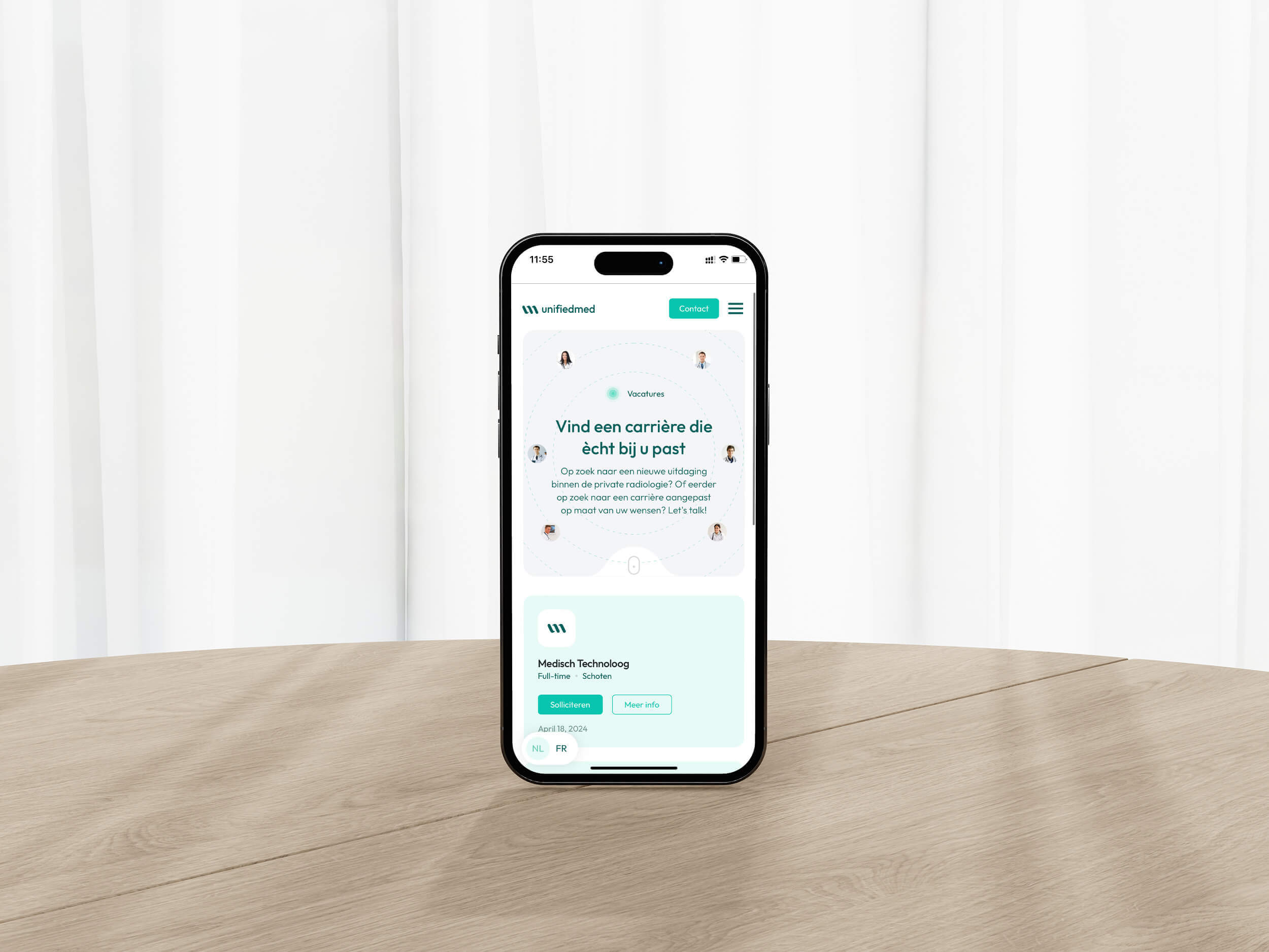 Webflow website design for Unifiedmed, medical radiology network