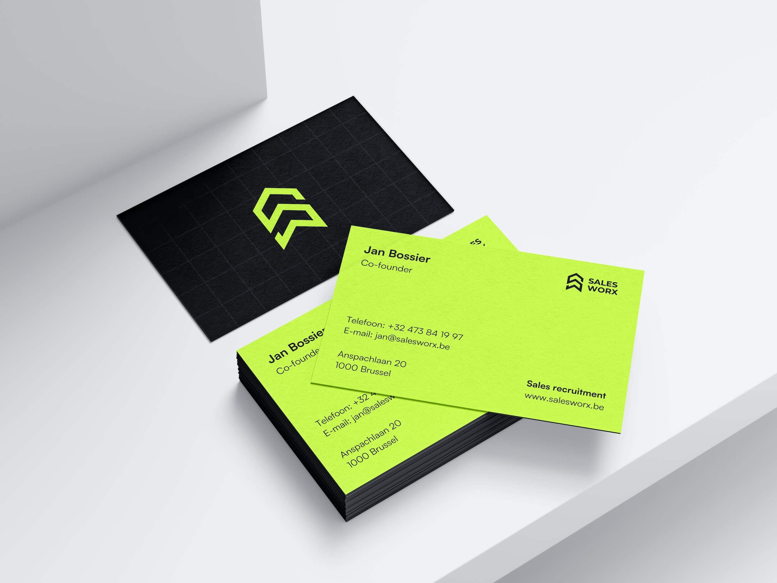 Business card design for SalesWorx