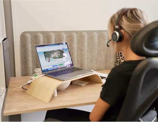 Employee in an office